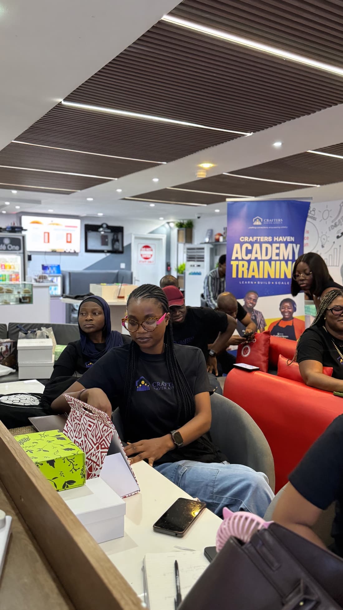A Cohort 1 session in progress