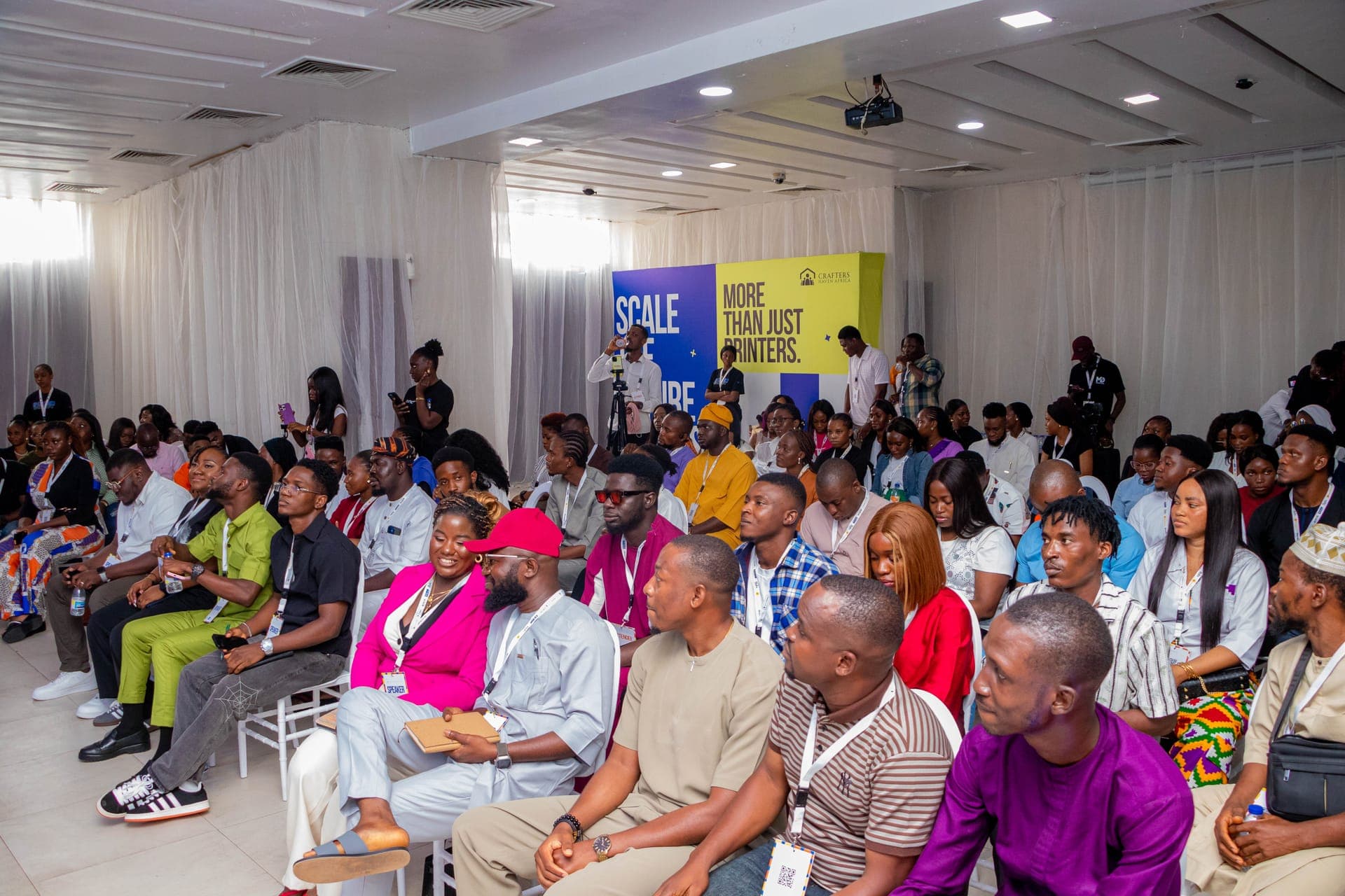The room during a session at Ink & Impact