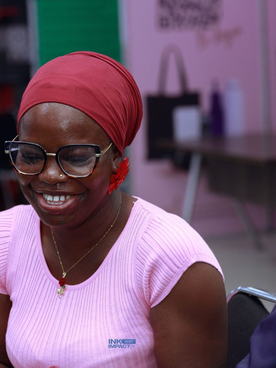 A Crafters Haven Africa member at Ink & Impact 2.0